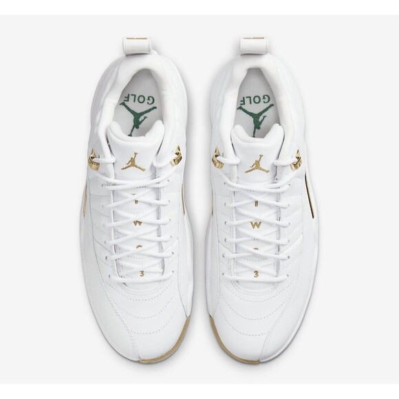 Size 10 Nike Air Jordan 12 XII Golf Shoes 2022 Masters Edition DM0106-117 - Picture 4 of 8